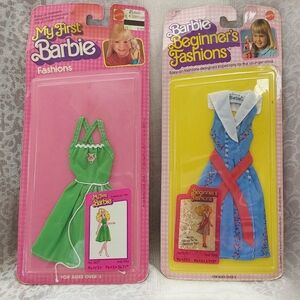 MY FIRST BARBIE & BEGINNERS FASHIONS-still in package